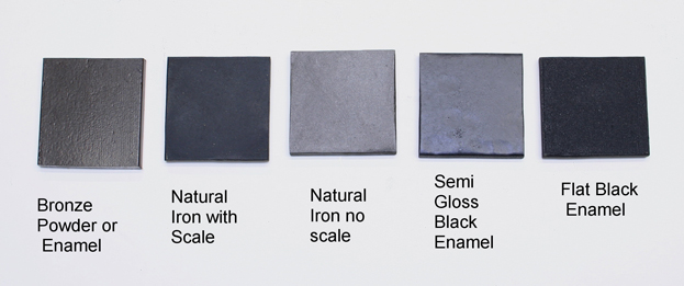 Finishes for Cast Iron products.