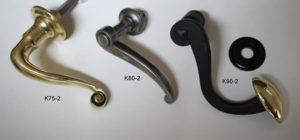 Antique reproduction door or furniture lever