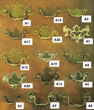 18th Century Brass Knobs, Locks & Latches