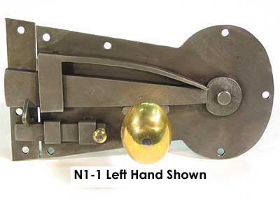 Hand-made Spring Latch, Key hole Latch